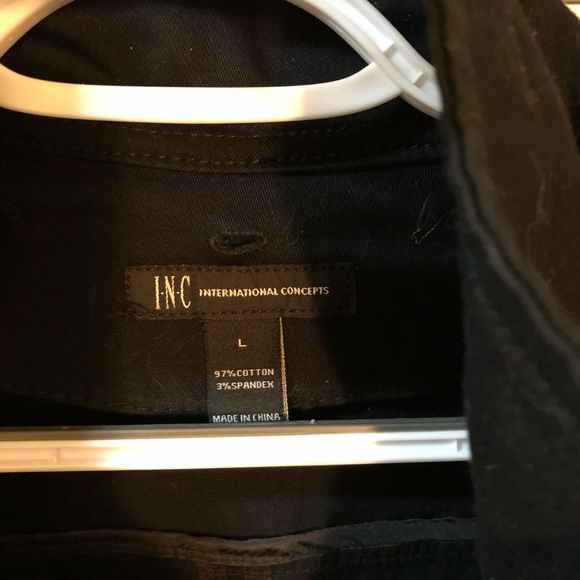 INC. beautiful vest, black, large - Picture 5 of 8